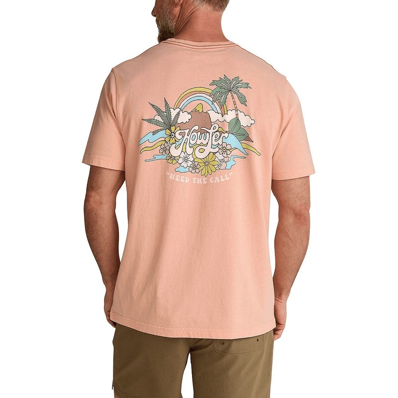Load image into Gallery viewer, Howler Brothers Cotton T-Shirt - Irie Paradise-Coral
