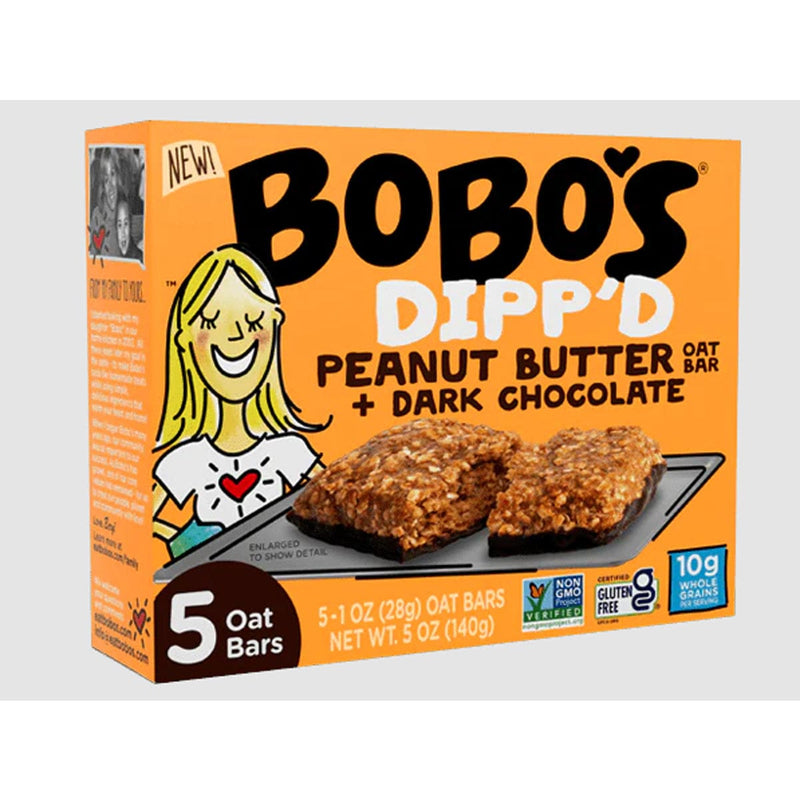 Load image into Gallery viewer, Bobos Dipp'd Peanut Butter Oat Bars + Dark Chocolate

