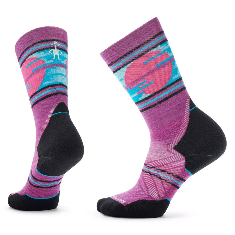 Load image into Gallery viewer, Smartwool Women's Trail Run Targeted Cushion Sunset Trail Crew Socks
