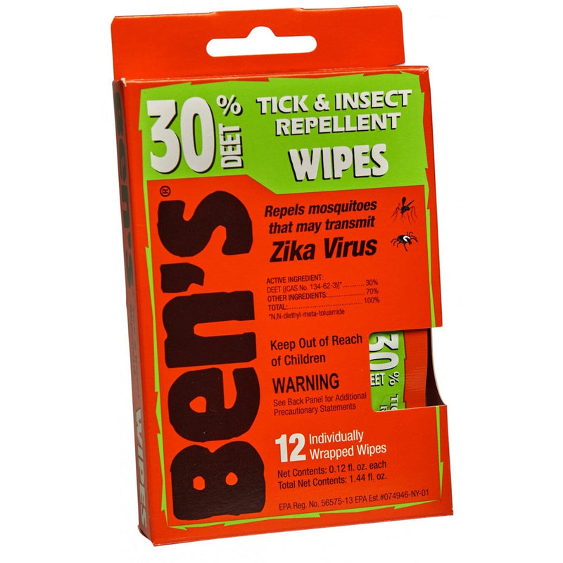 Load image into Gallery viewer, Ben's 30 Tick &amp; Insect Repellent Wipes
