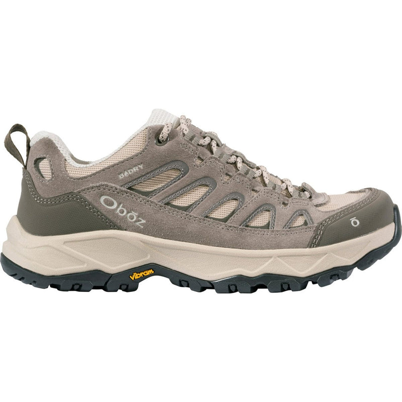 Load image into Gallery viewer, Gray hiking shoe with brand logo on a white background
