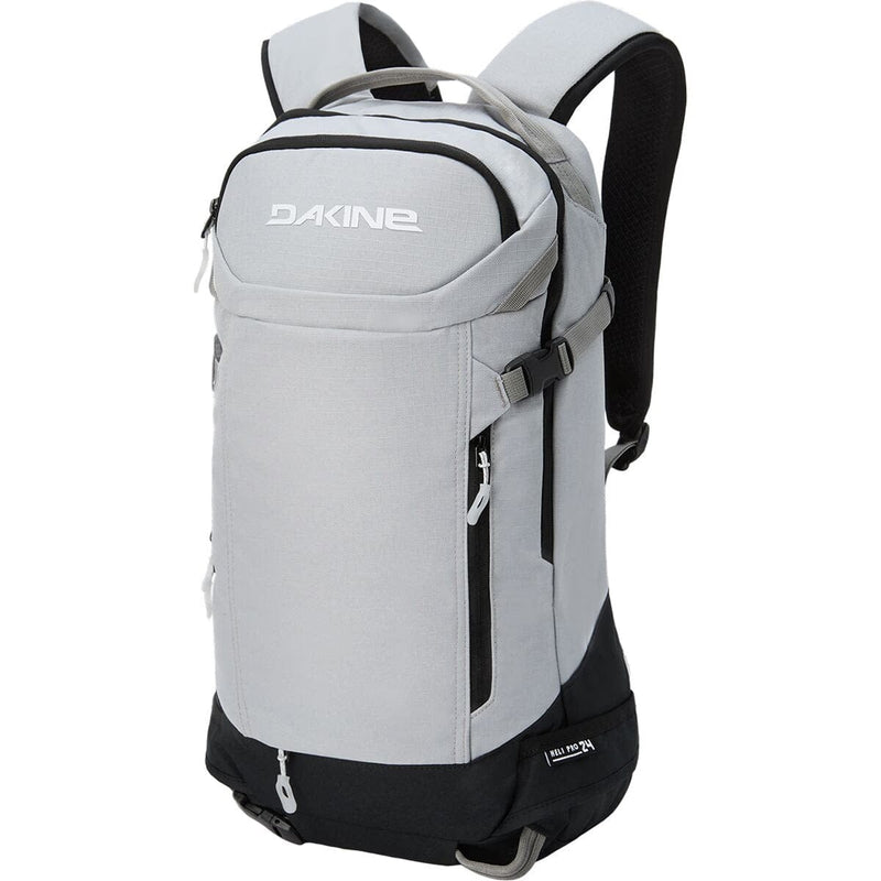 Load image into Gallery viewer, Gray and black backpack with Dakine logo on a white background

