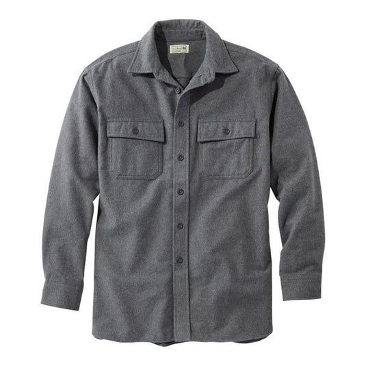 Gray shirt jacket on a white background