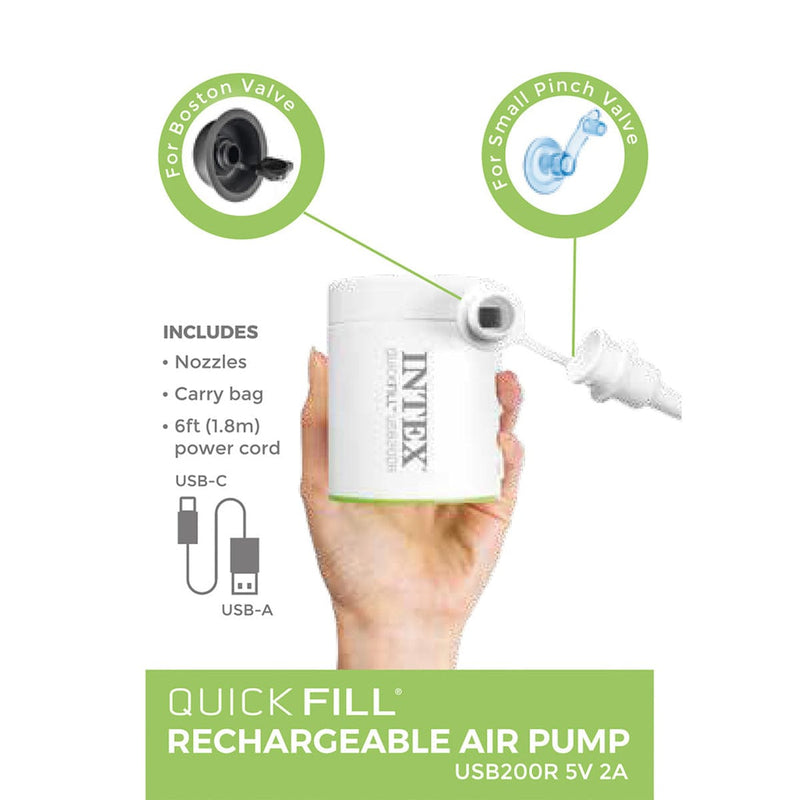 Load image into Gallery viewer, Intex Quick Fill USB Powered Rechargeable Air Pump
