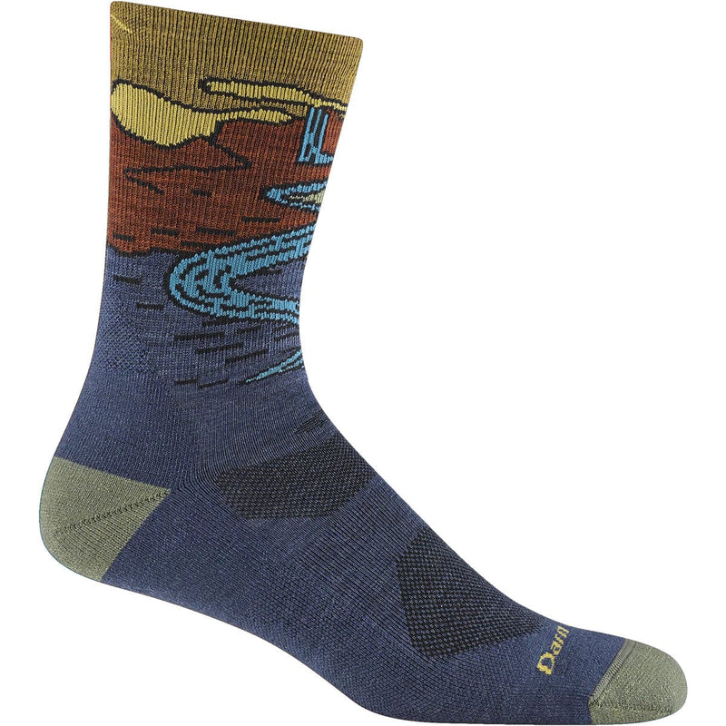 Load image into Gallery viewer, Darn Tough Men's Chasing Waterfalls Micro Crew Lightweight With Cushion
