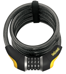 OnGuard Doberman 6ft Coil Combo Cable