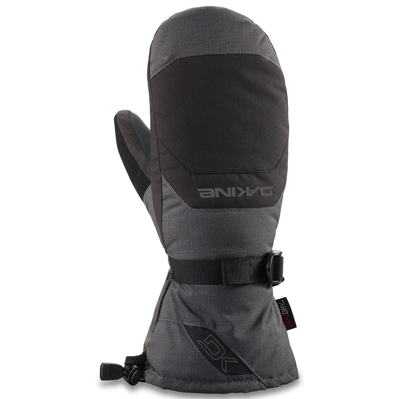 Load image into Gallery viewer, Gray and black ski mitt with Dakine branding on a white background

