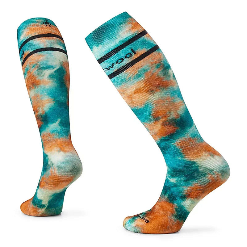 Load image into Gallery viewer, Smartwool Women's Ski Full Cushion Tie Dye Print Over The Calf Socks
