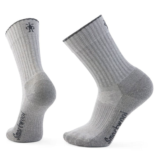A pair of Smartwool Hike Classic Edition Light Cushion 2nd Cut Crew Socks in blue color, showcasing the side and top views.
