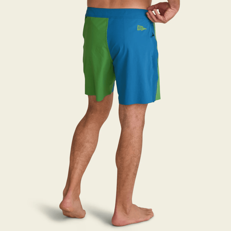 Load image into Gallery viewer, Howler Brothers Del Este Boardshorts - Skrimp-Blue Steel
