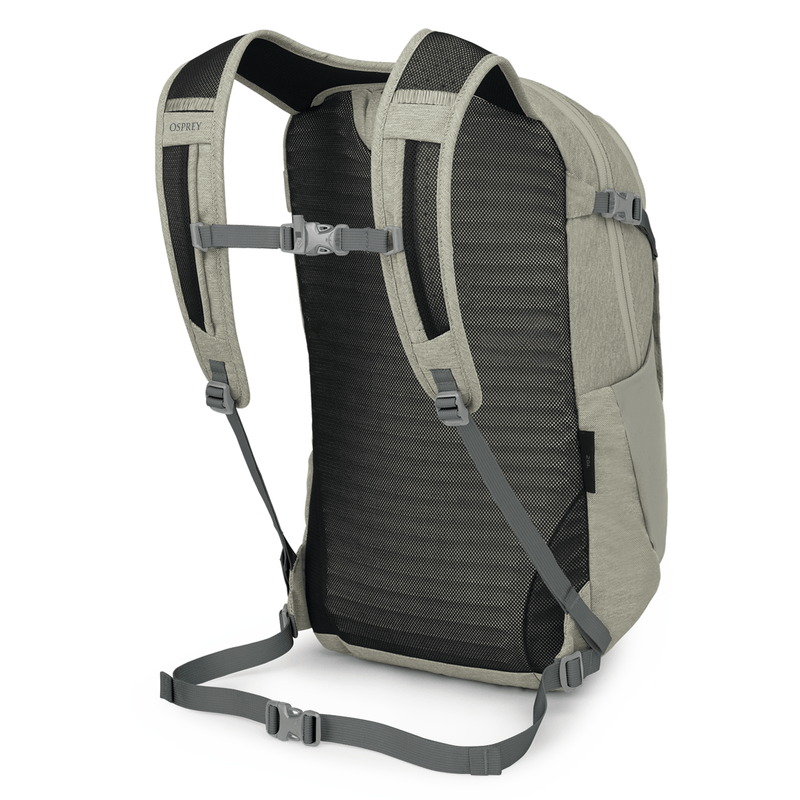 Load image into Gallery viewer, Gray and black backpack on a white background
