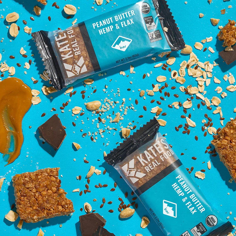 Load image into Gallery viewer, Kate's Peanut Butter Hemp &amp; Flax Bar
