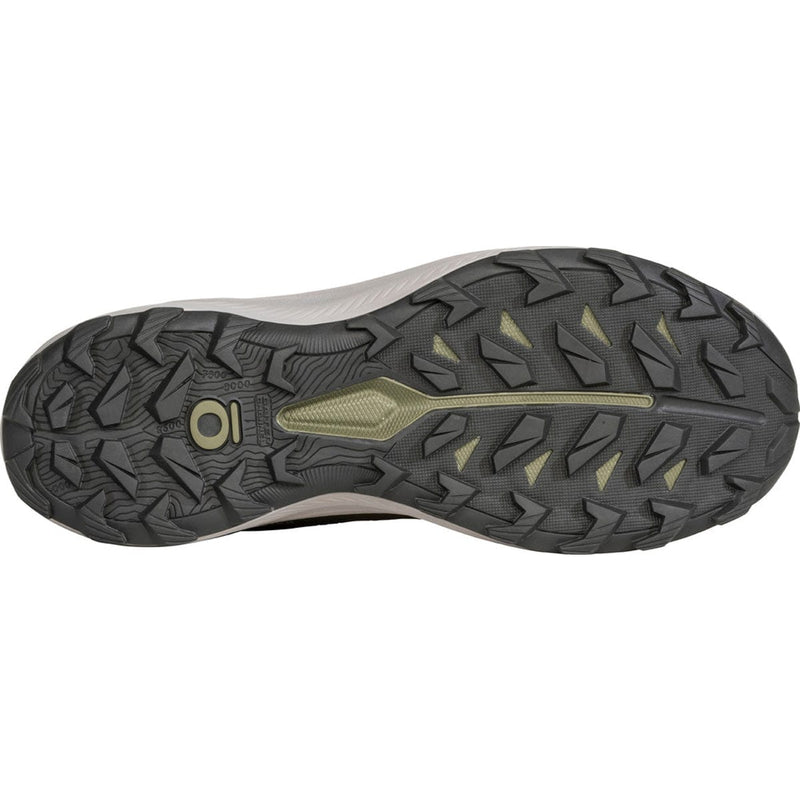Load image into Gallery viewer, Close-up of a hiking shoe sole with tread pattern on a white background
