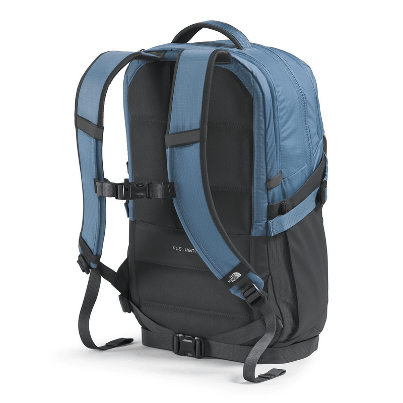 Load image into Gallery viewer, Blue and black backpack on a white background
