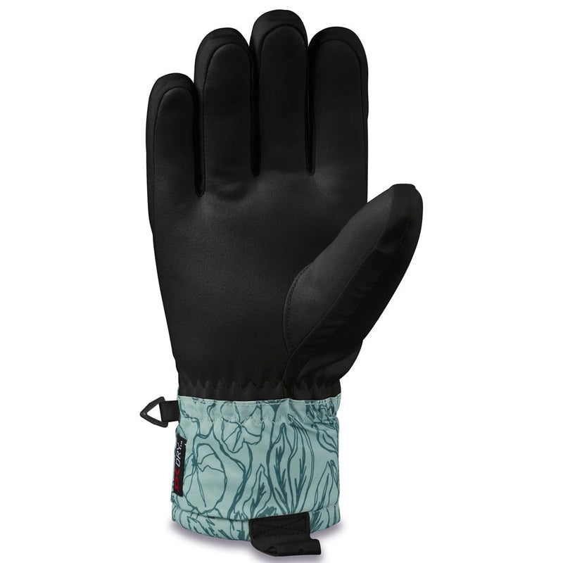 Load image into Gallery viewer, Black glove with a patterned cuff on a white background
