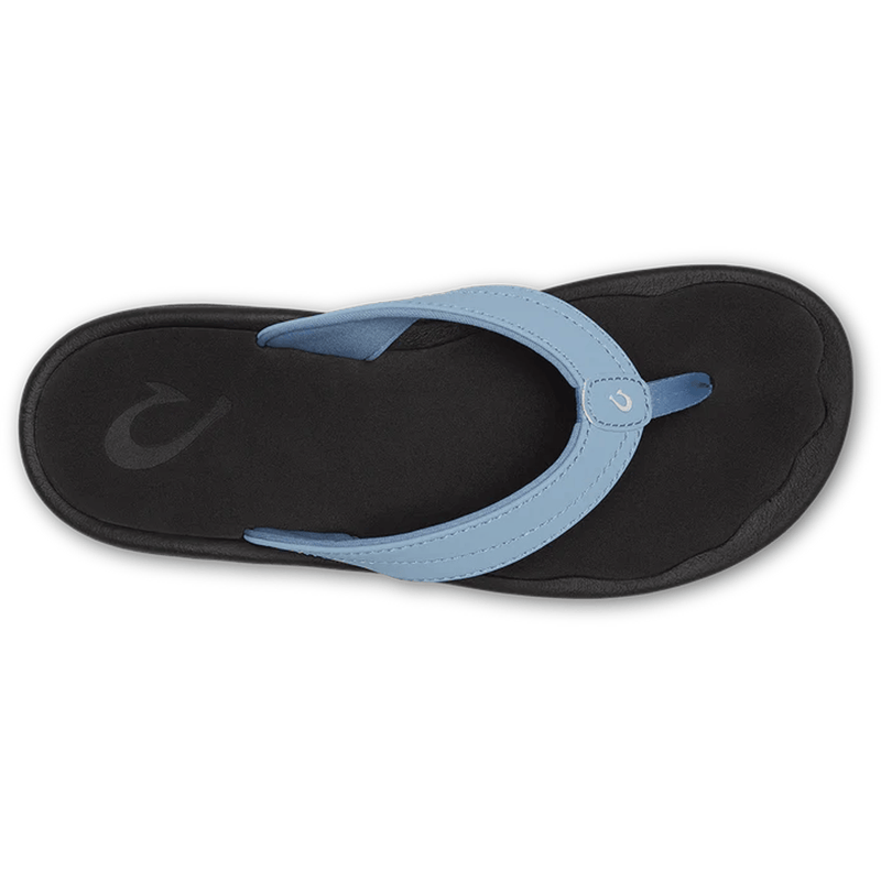 Load image into Gallery viewer, Black and blue sandal on a white background
