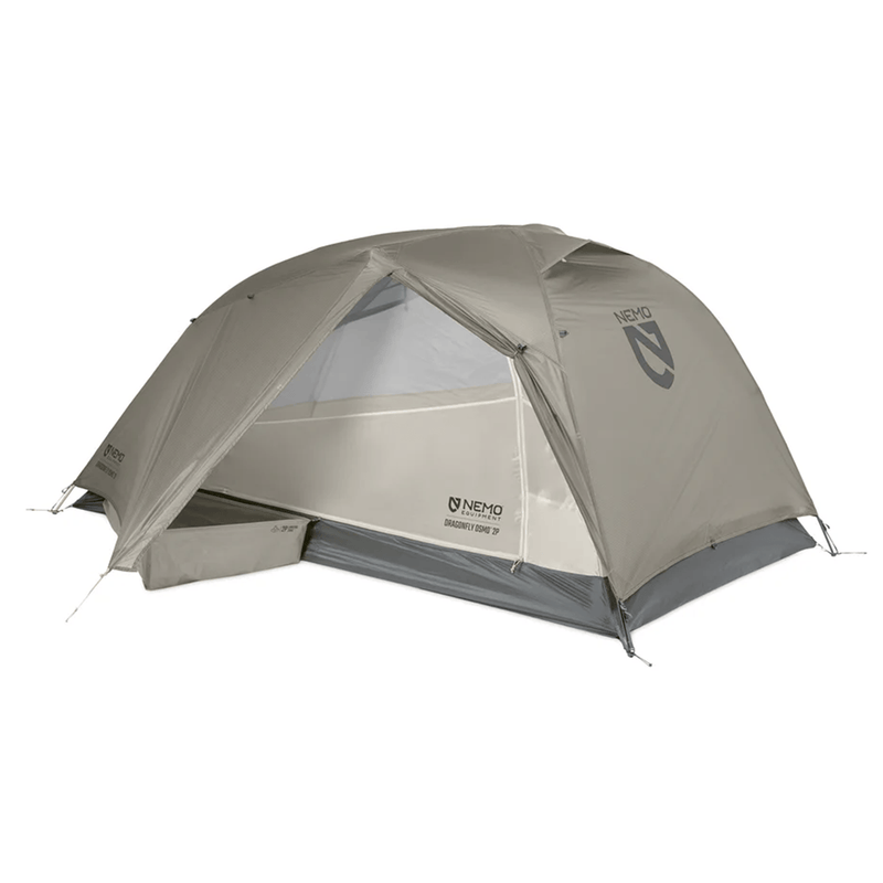 Load image into Gallery viewer, Gray tent with a brand logo on a white background
