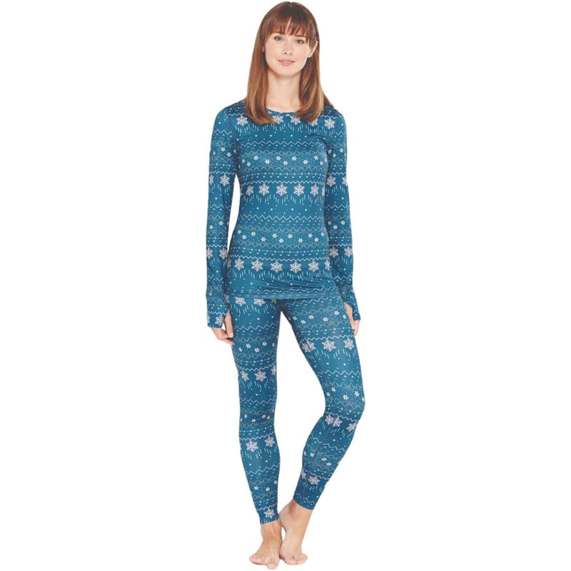 Load image into Gallery viewer, Terramar Cloud Nine Scoopneck Print Shirt - Women's
