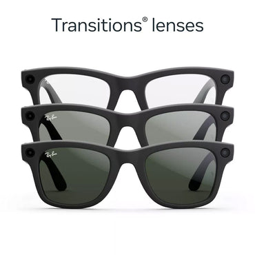 Ray-Ban Meta Gen 1 Wayfarer Transitions - Matte Black