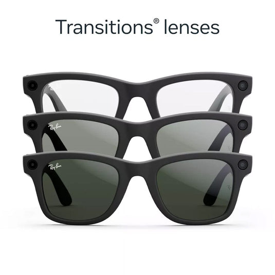 Ray-Ban Meta Gen 1 Wayfarer Transitions - Matte Black
