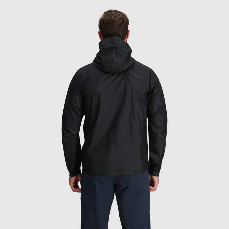 Load image into Gallery viewer, Person wearing a black jacket on a light gray background
