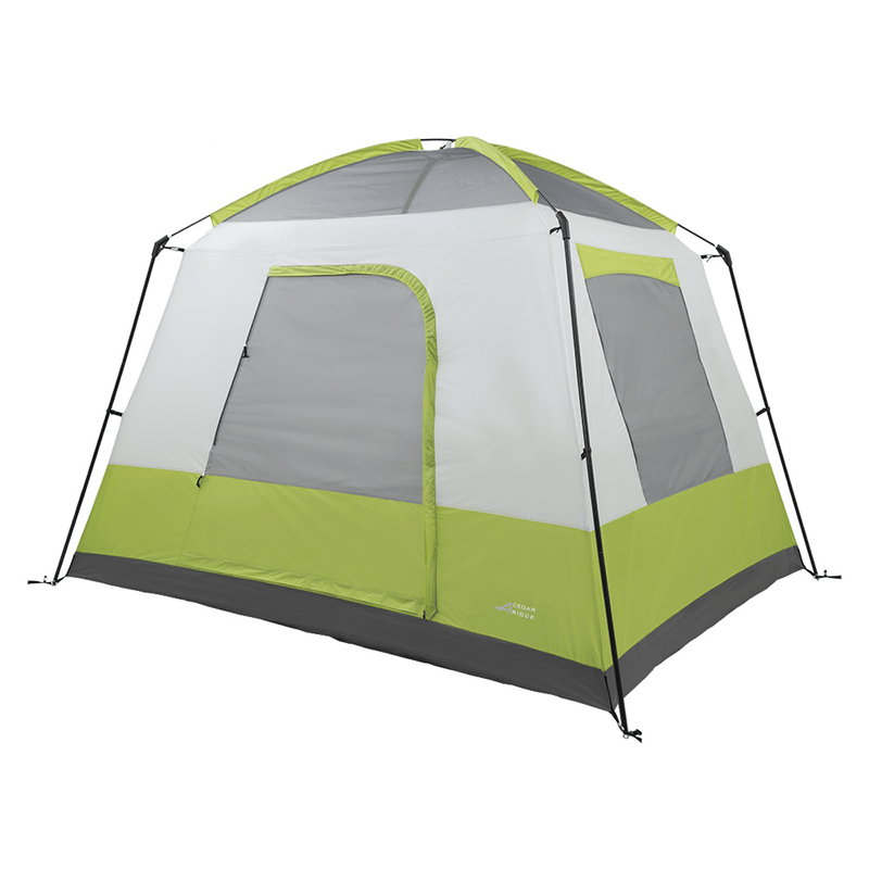 Load image into Gallery viewer, Green and gray tent on a white background
