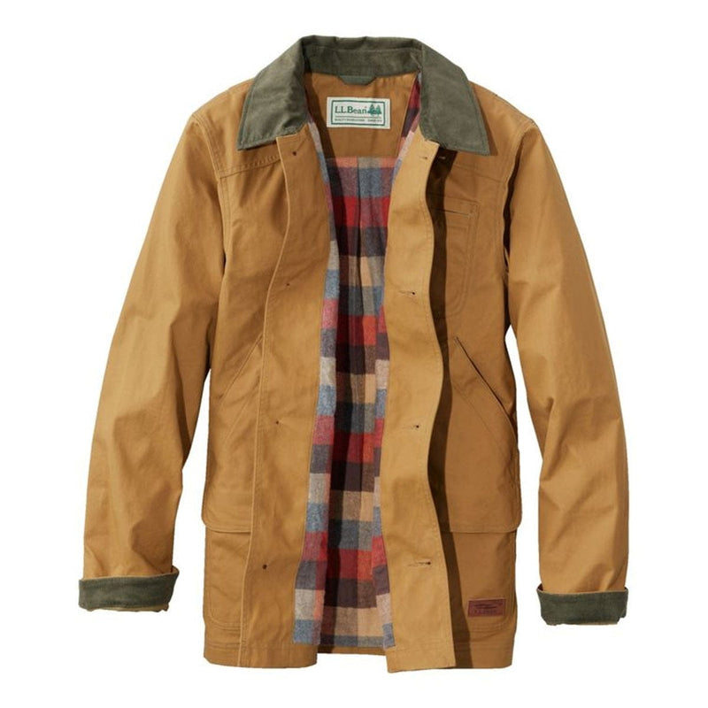 Load image into Gallery viewer, Brown jacket with plaid lining on a white background
