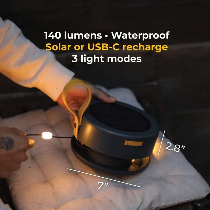 Load image into Gallery viewer, Mpowerd Luci Solar String Lights + Detachable Power Hub: White 44'
