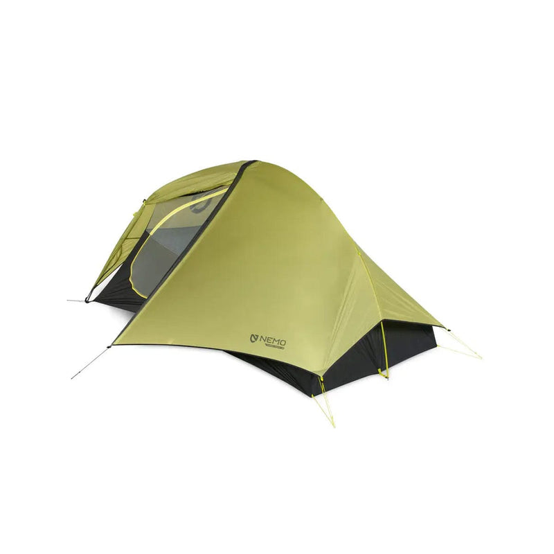 Load image into Gallery viewer, Green and black tent with NEMO branding on a white background
