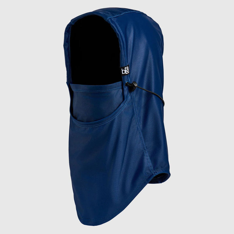 Load image into Gallery viewer, Blue balaclava with a brand logo on a light gray background
