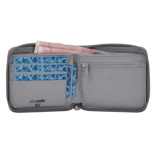 Pacsafe Rfidsafe Zip Around Wallet