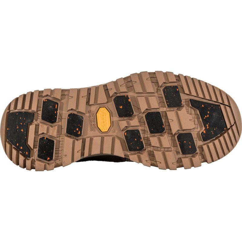 Load image into Gallery viewer, Close-up of a brown shoe sole with tread pattern on a white background
