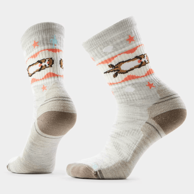 Load image into Gallery viewer, Smartwool Women's Hike Light Cushion Otter Float Crew Socks
