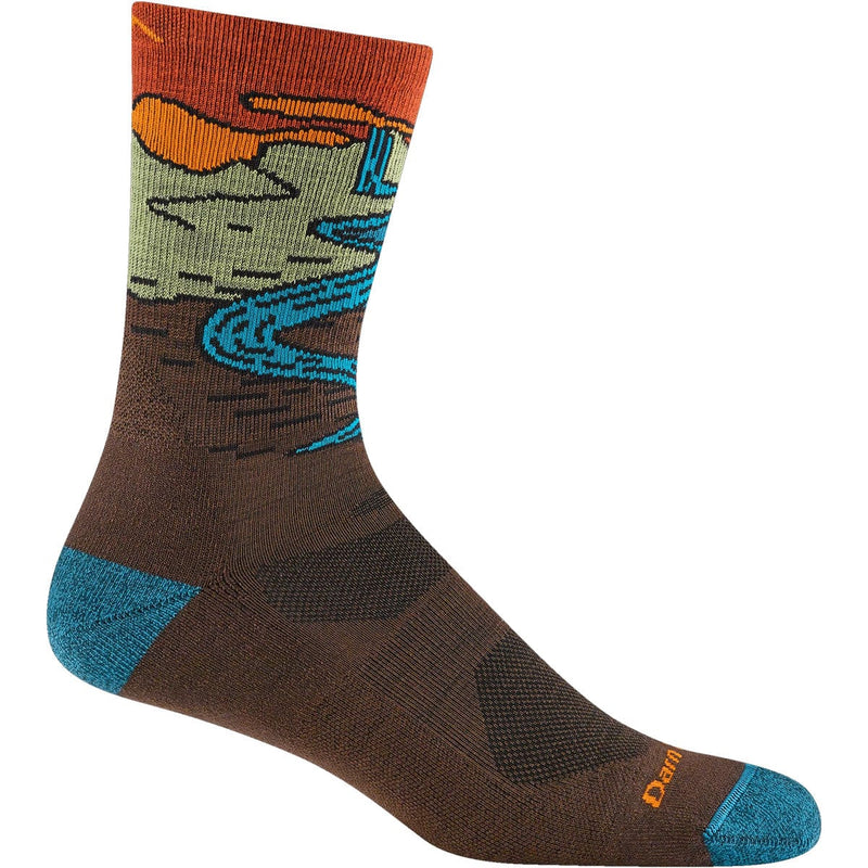 Load image into Gallery viewer, Darn Tough Men's Chasing Waterfalls Micro Crew Lightweight With Cushion

