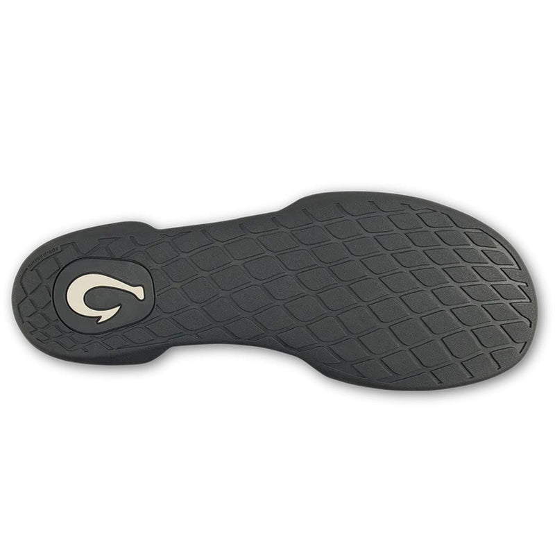 Load image into Gallery viewer, Black shoe sole with a brand logo on a white background

