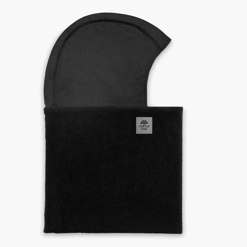 Load image into Gallery viewer, Black balaclava with a brand logo on a white background
