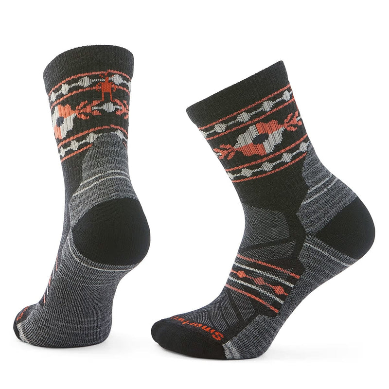 Load image into Gallery viewer, Smartwool Women's Hike Light Cushion Retro Floral Mid Crew Socks
