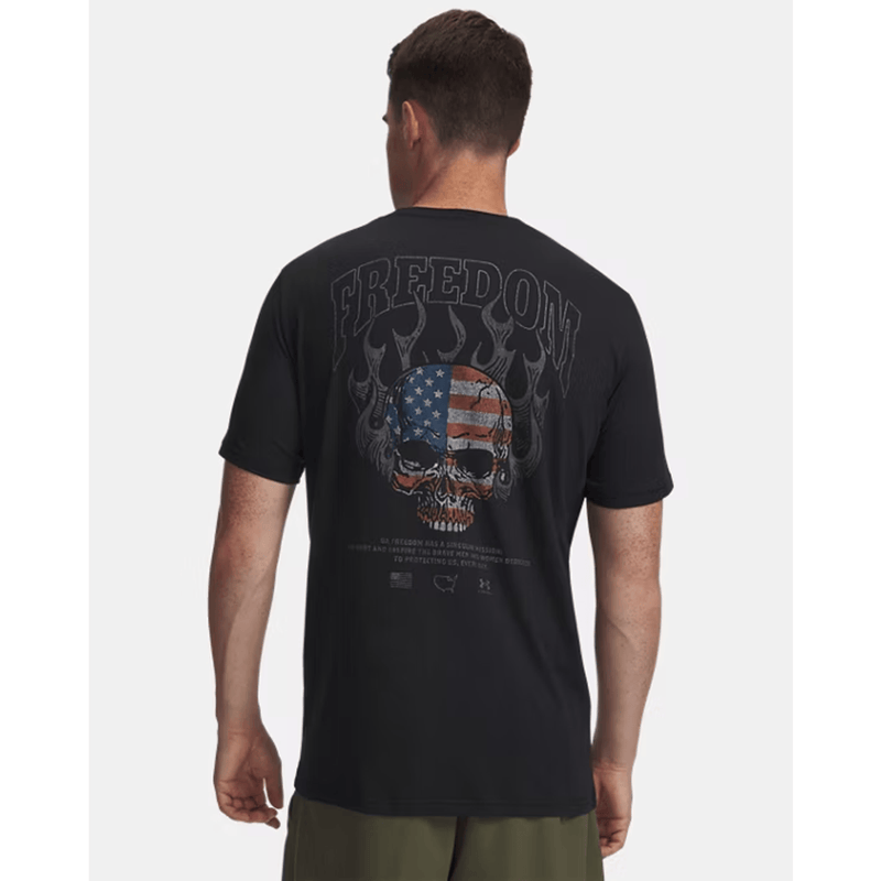 Load image into Gallery viewer, Under Armour Freedom Fire Skull Men's T-Shirt
