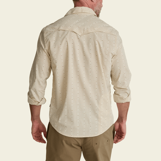 Howler Brothers H Bar B Tech Longsleeve - Supernova Stripe / Leche