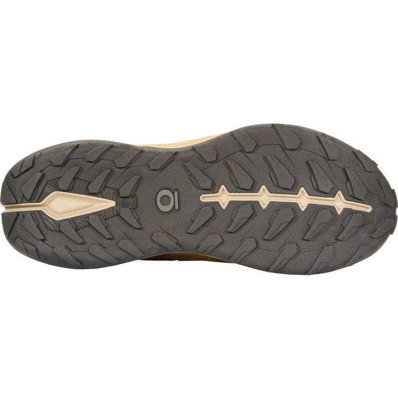Load image into Gallery viewer, Close-up of a shoe sole with tread pattern and brand logo on a white background
