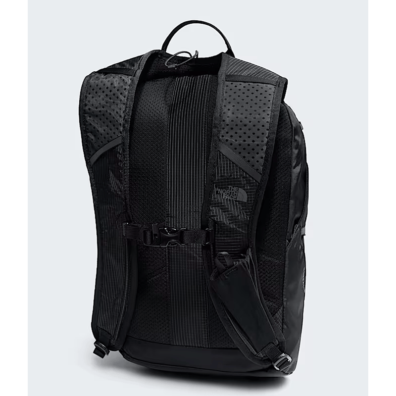 Load image into Gallery viewer, Black backpack on a light gray background
