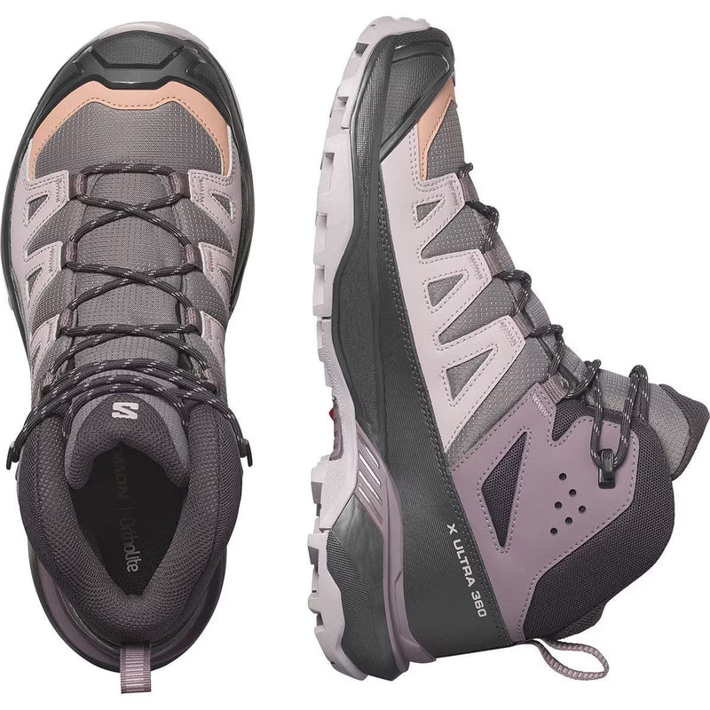 Load image into Gallery viewer, Salomon Women's X ULTRA 360 CSWP Waterproof Mid Hiking Boot
