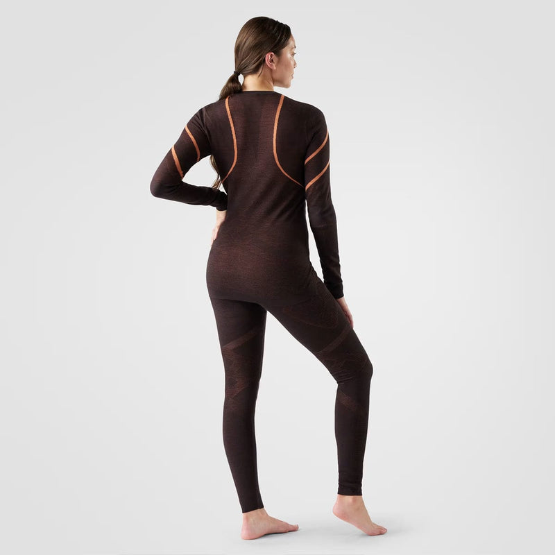 Load image into Gallery viewer, Person wearing a brown full-body suit with orange accents on a white background
