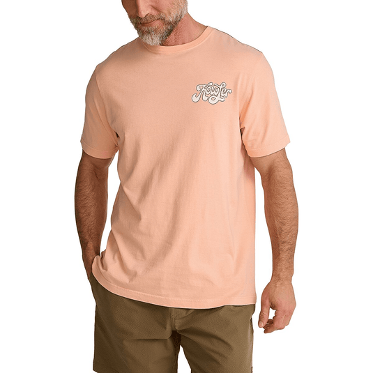 Howler Brothers Cotton T-Shirt - Irie Paradise-Coral