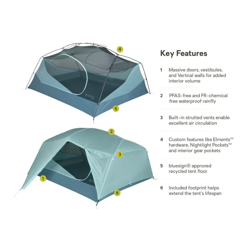 Load image into Gallery viewer, Nemo Aurora 3 Person Tent &amp; Footprint
