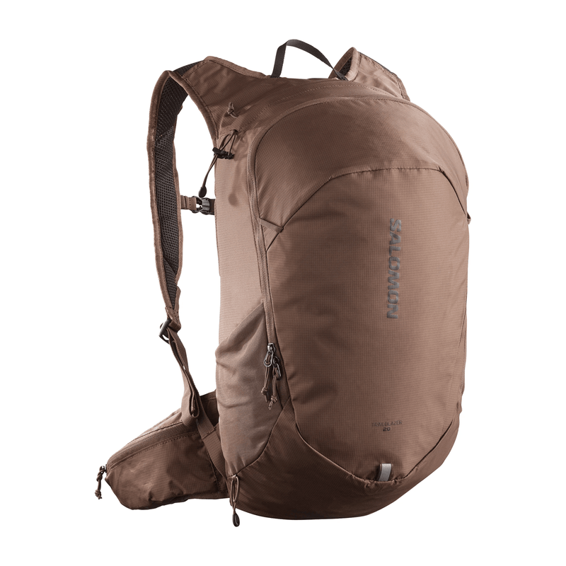 Load image into Gallery viewer, Brown backpack on a white background
