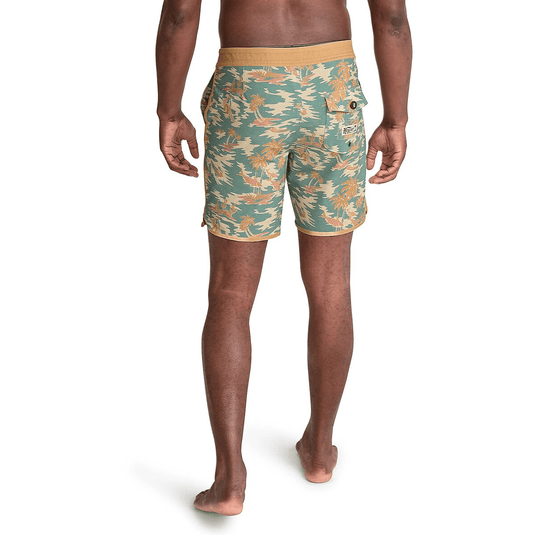 Howler Brothers Bruja Boardshorts - Dreamland-Seafoam