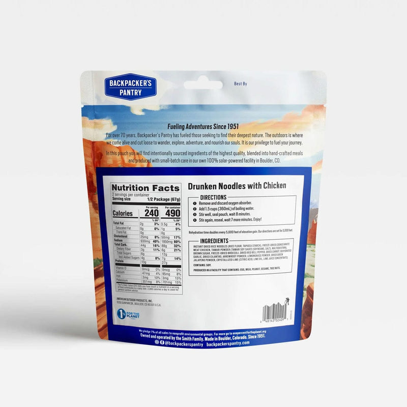 Load image into Gallery viewer, Backpacker's Pantry Drunken Noodles w/ Chicken

