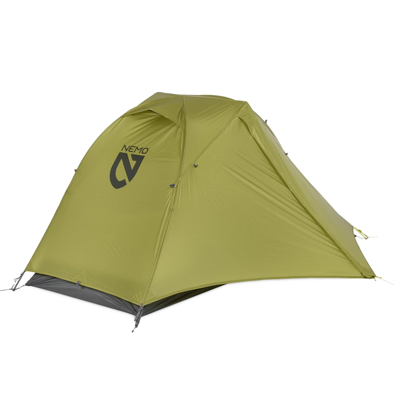 Load image into Gallery viewer, Green tent with Nemo logo on a white background
