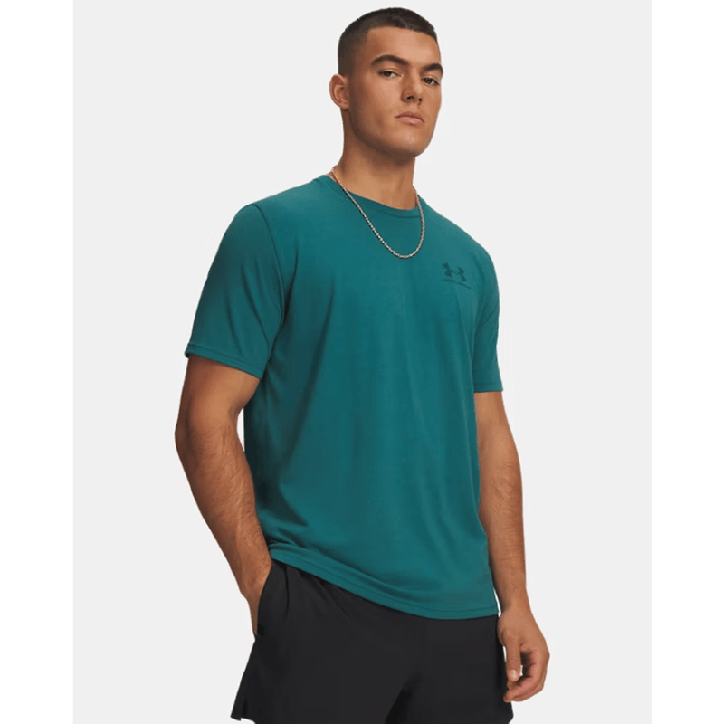 Load image into Gallery viewer, Under Armour Left Chest Logo Men's Short Sleeve Shirt
